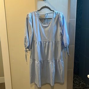 Baby blue PinkBlush Maternity Dress. Worn one time!